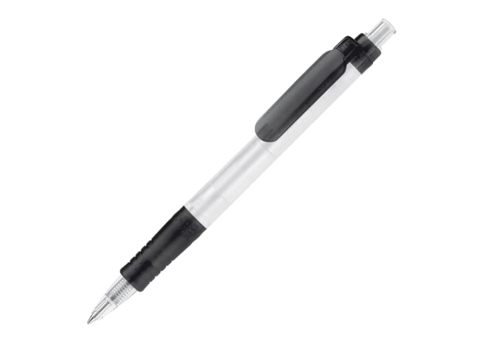 Stylo bille publicitaire biodégradable - Vegetal Pen Clear Ecru / Noir